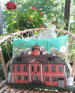 Porvoo -tyynynpäällinen, turkoosi