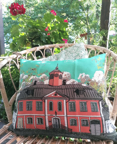 Porvoo -tyynynpäällinen, turkoosi