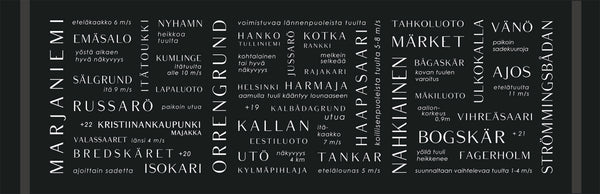 Merisäälaudeliina musta, Mia.O