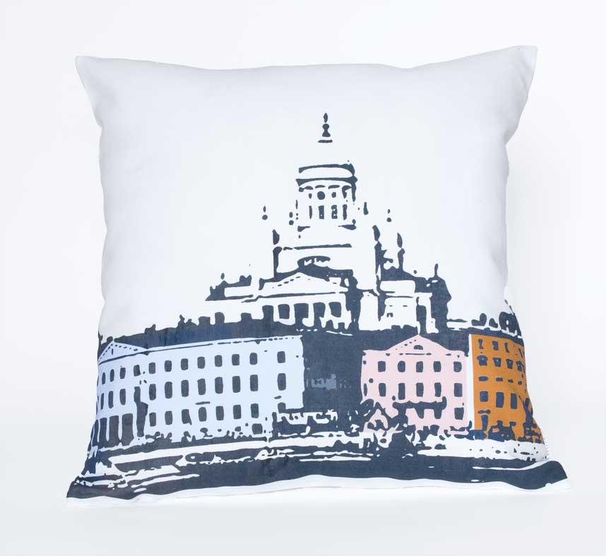 Helsinki mereltä-tyyny