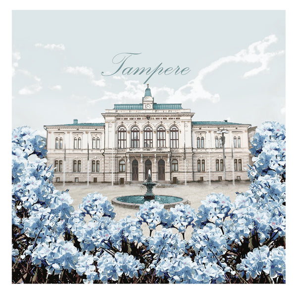 Tampere -keittiöpyyhe, sininen