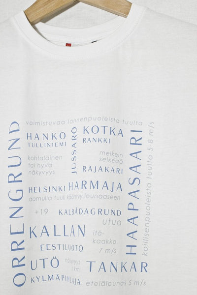 Merisää -paita, valkoinen